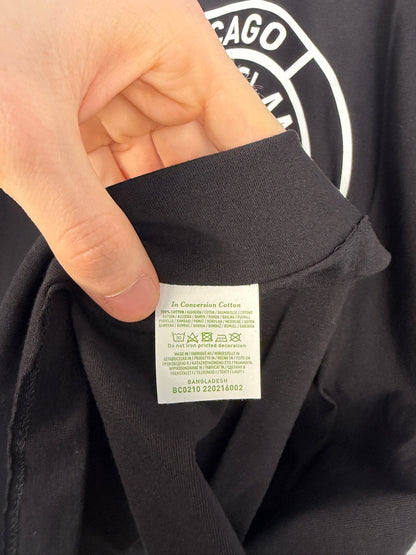 Promotional Black T-Shirt from Chicago Stone Island Shop - Size L