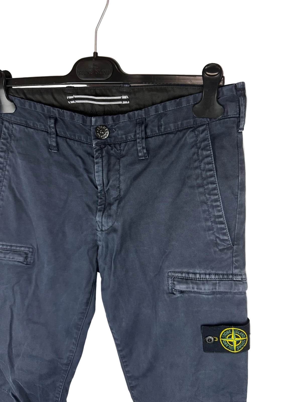Pantaloni cargo blu navy Stone Island - Taglia W31