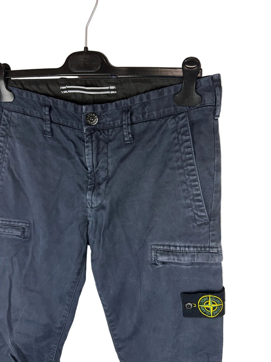 Pantaloni cargo blu navy Stone Island - Taglia W31
