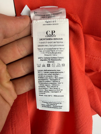 T-shirt arancione C.P. Company (nuova con cartellino) - Taglia L