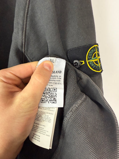 Felpa nera Stone Island - Taglia 3XL