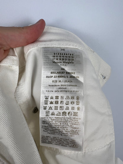 Jeans bianchi da donna Maison Martin Margiela (nuovi con cartellino) - Taglia 42