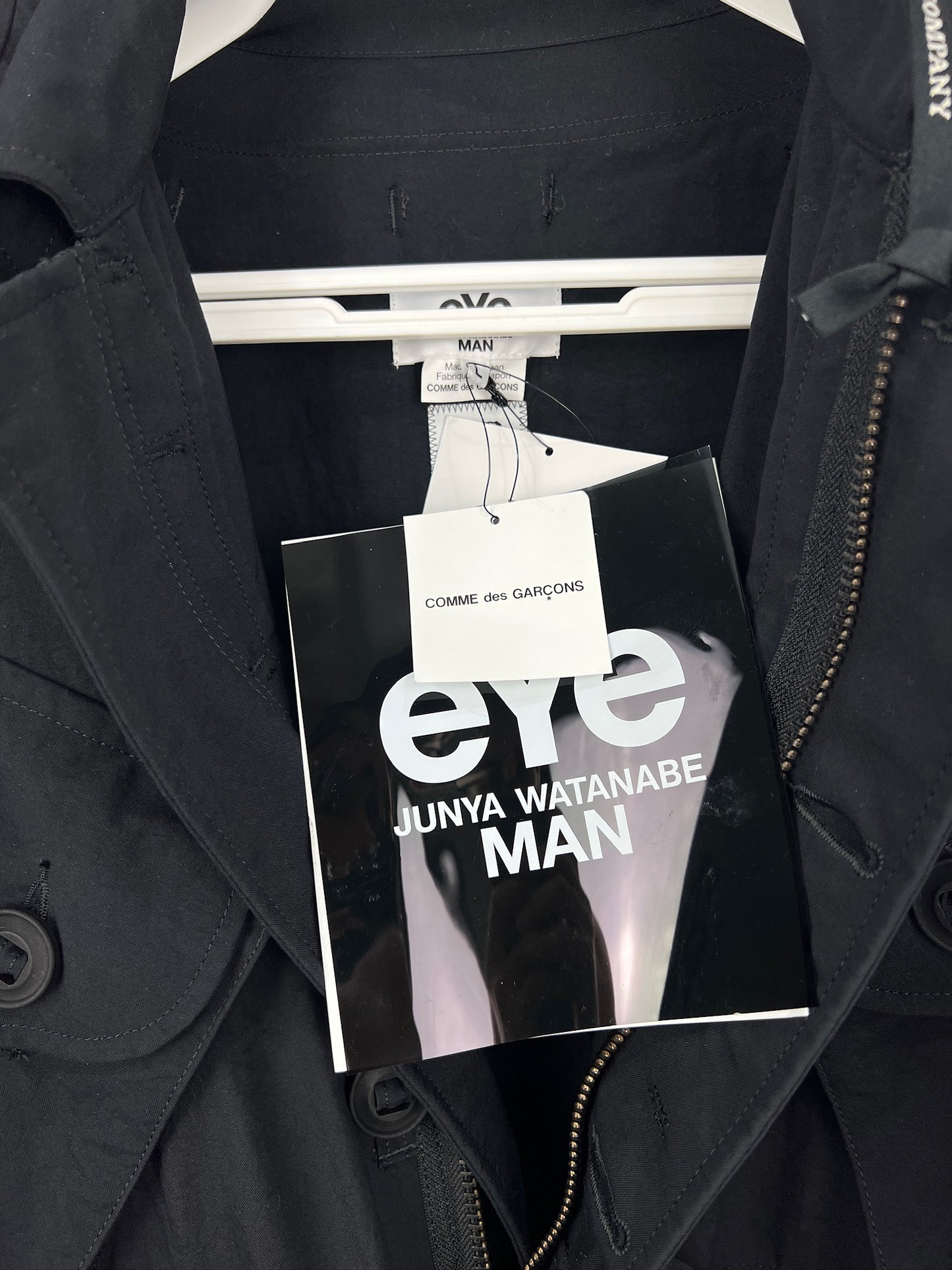 Giacca Goggle nera con chiusura a zip C.P. Company (nuova con cartellino) - Taglia L