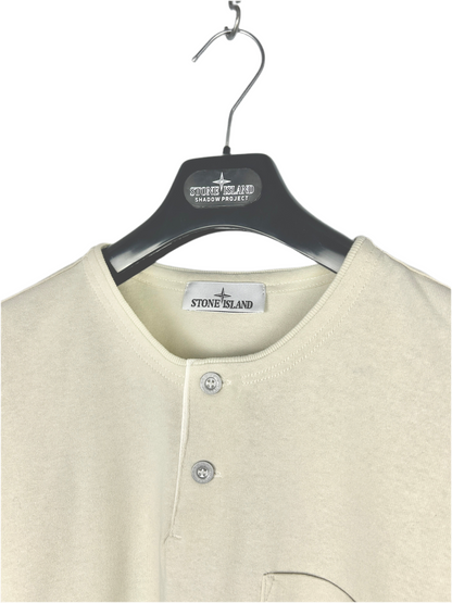 T-shirt bianco panna Stone Island Marina - Taglia M
