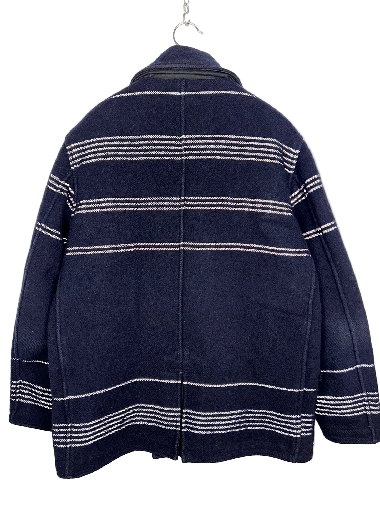 Giacca Panno Militare + Righe Reflective blu Stone Island - Taglia XL