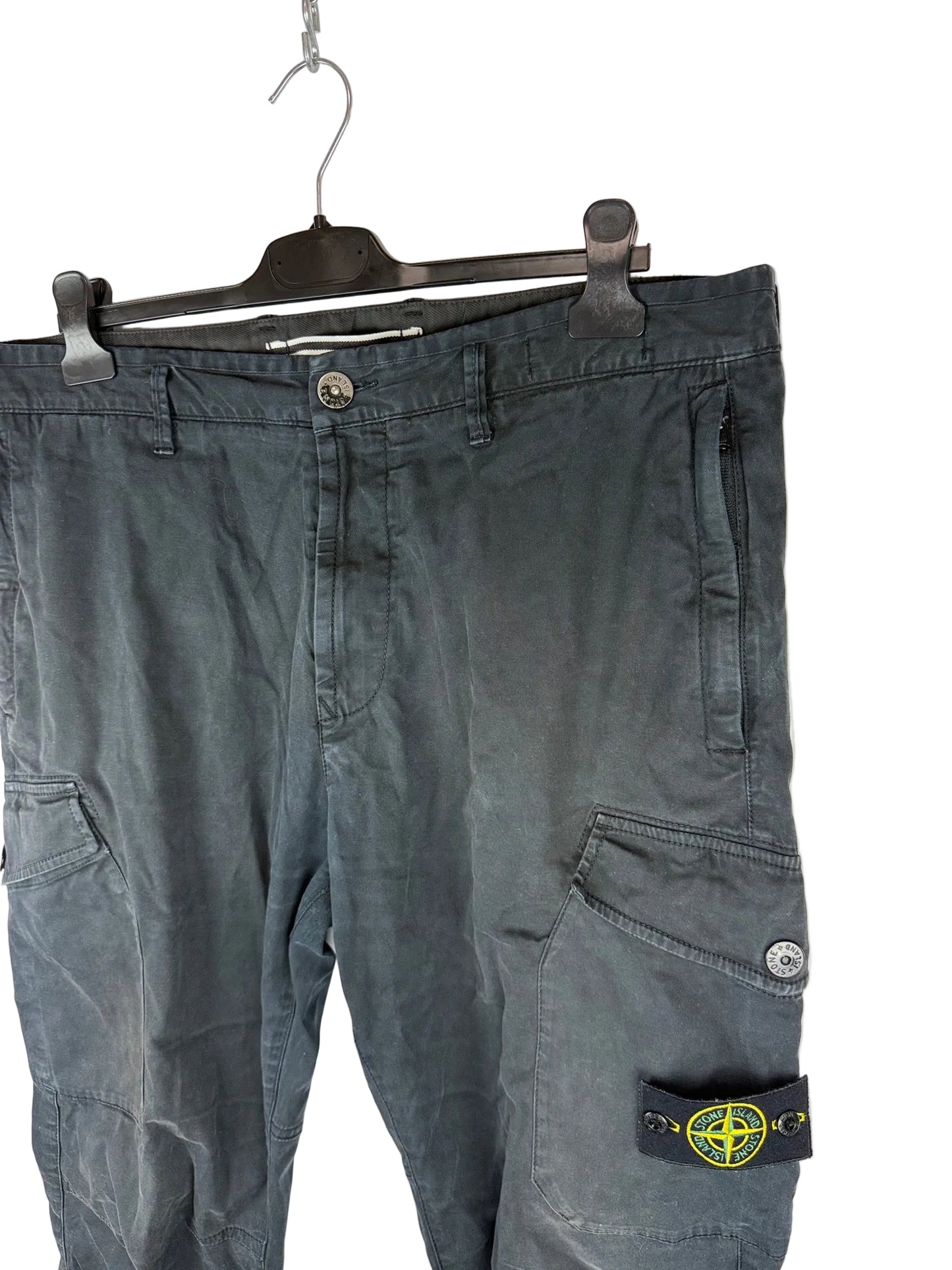 Pantaloni cargo neri Stone Island - Taglia W36