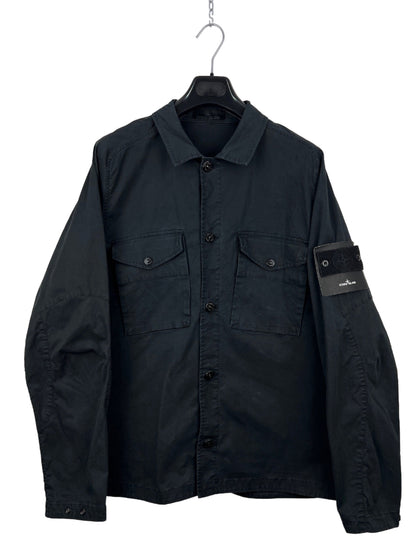 Overshirt nera Stone Island Ghost - Taglia XL