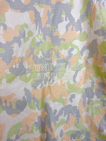 Supreme X Stone Island Camo Cotton Ripstop Reactive Ice Jacket (nuova con cartellino) - Taglia M