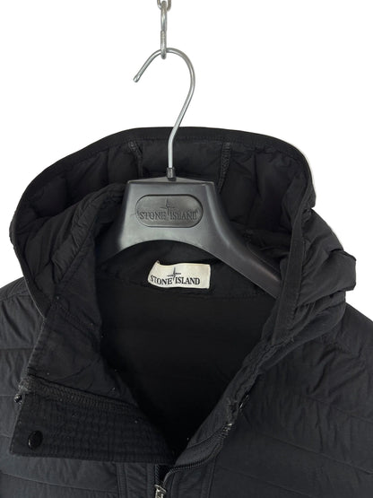 Giacca nera Loom Woven Down Chambers Stretch Nylon-TC Stone Island - Taglia M