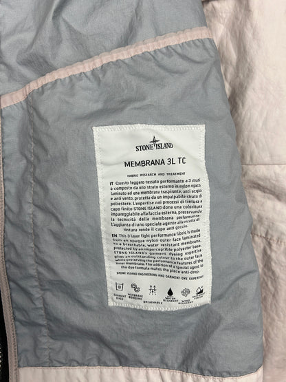 Giacca bianca-rosina Membrana 3L TC Stone Island - Taglia M