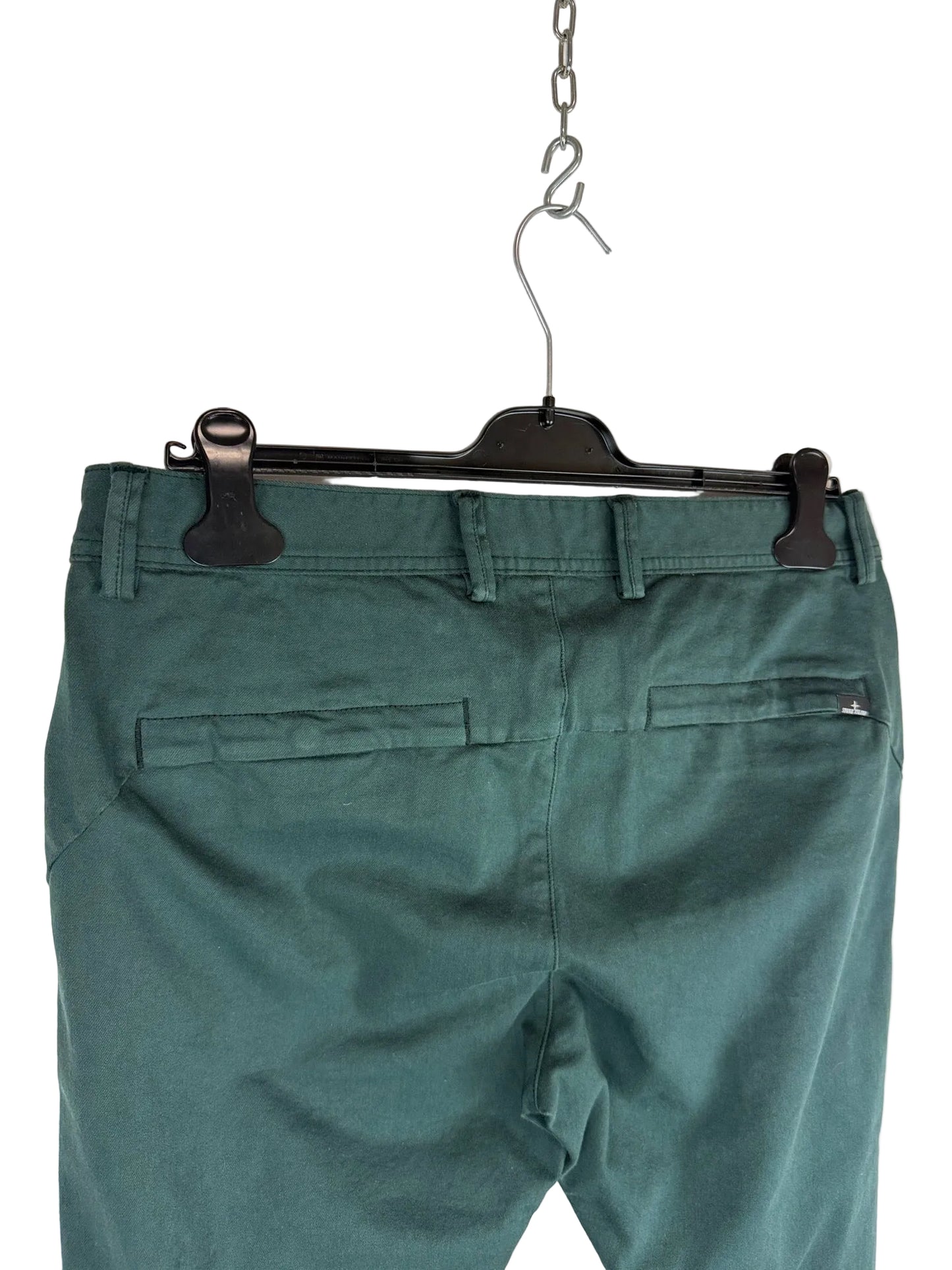 Pantaloni verde petrolio Stellina Stone Island - Taglia W32