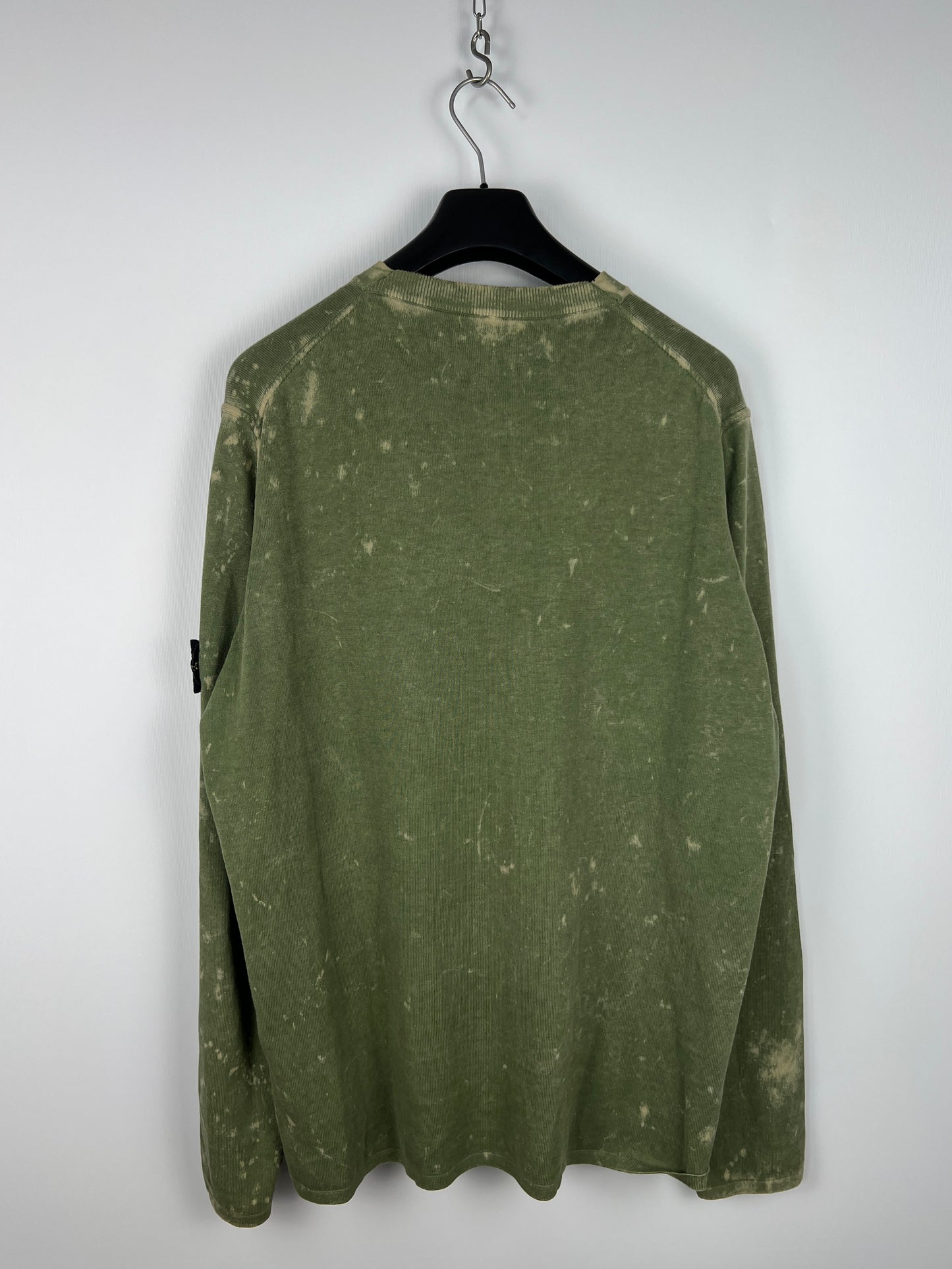 Maglioncino verde tie dye Stone Island - Taglia XL