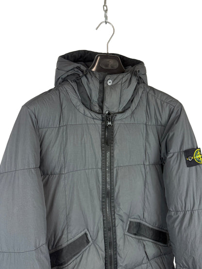 Giacca grigia Garment Dyed Crinkle Reps NY Down Stone Island - Taglia S