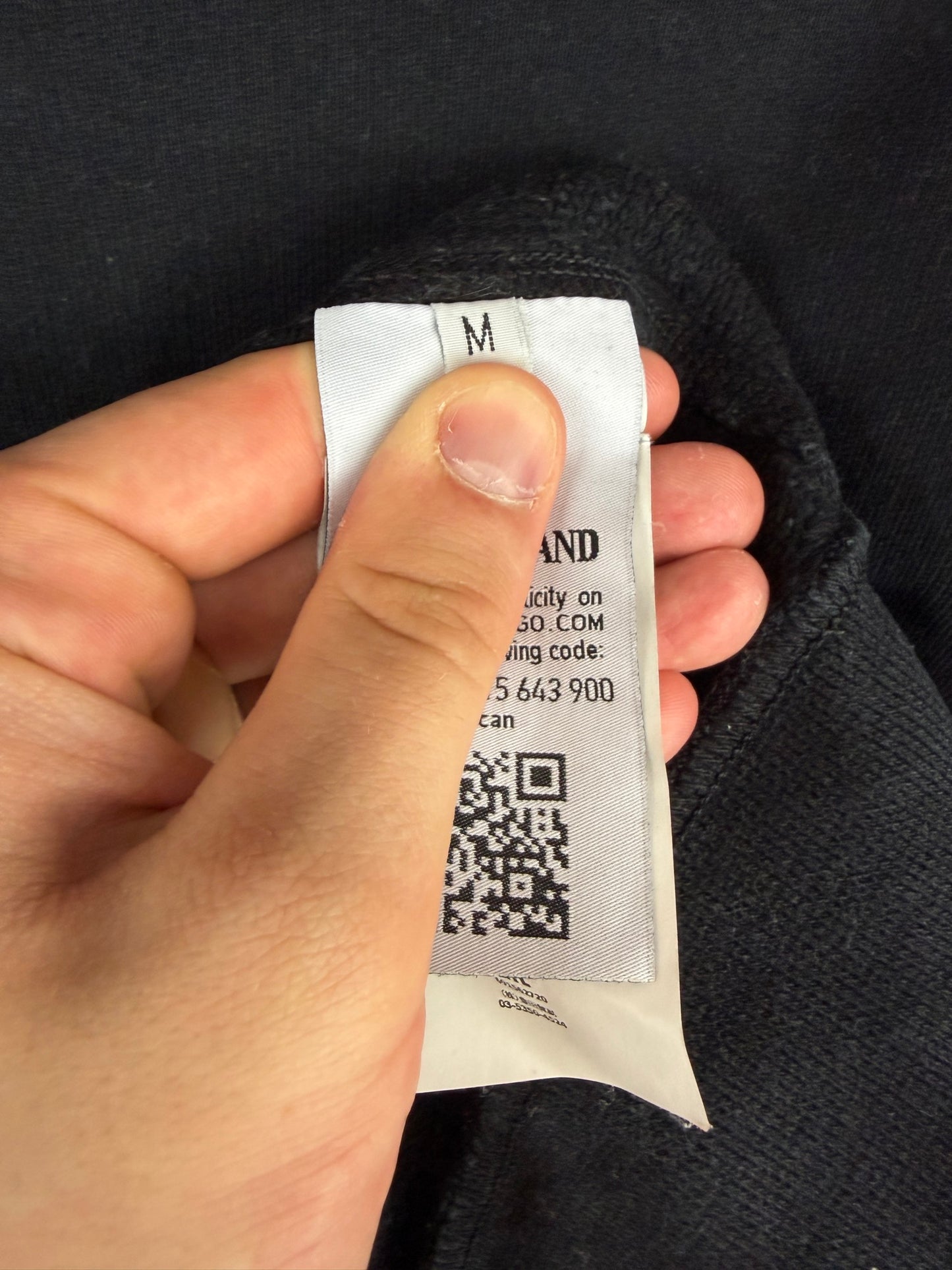 Felpa nera Stone Island - Taglia M