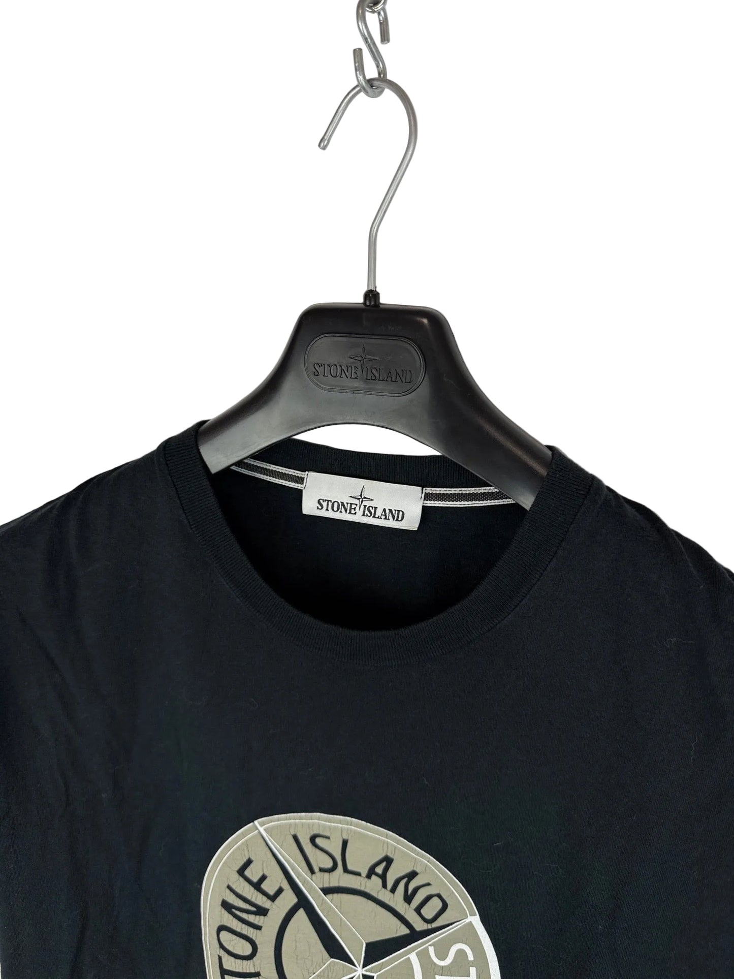 T-shirt nera Stone Island - Taglia M