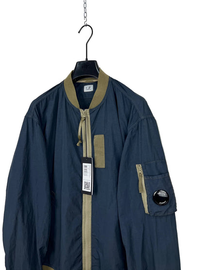 Giacca Flatt Nylon blu navy C.P. Company (nuova con cartellino) - Taglia L