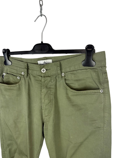 Jeans verdi Stone Island - Taglia W30
