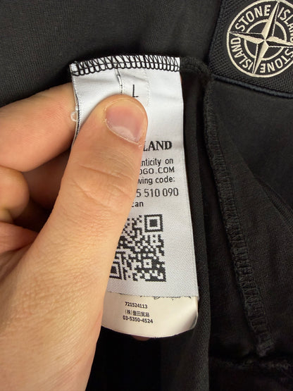 T-shirt nera Stone Island - Taglia L