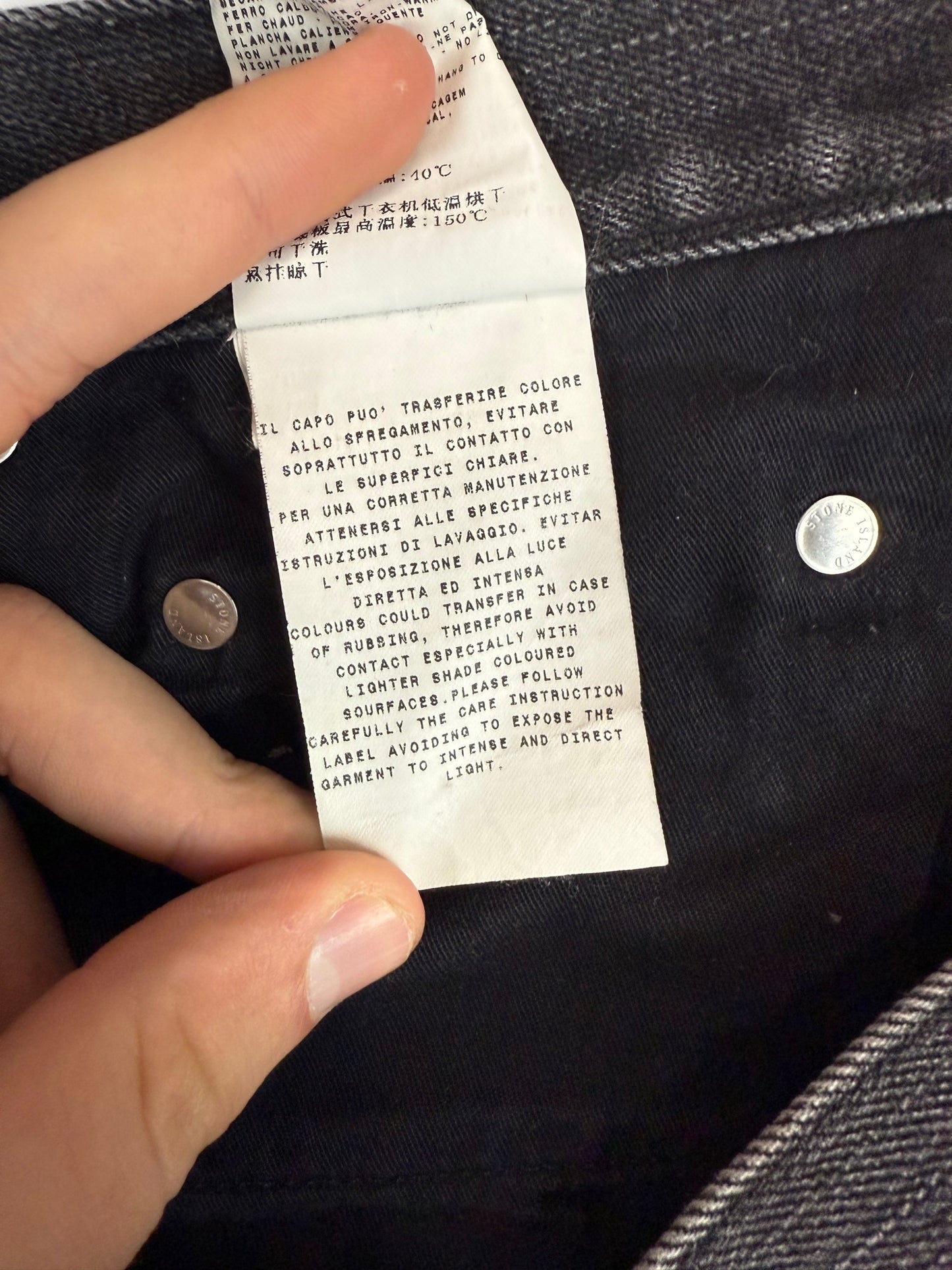 Jeans Vintage grigio scuro Stone Island - Taglia W32