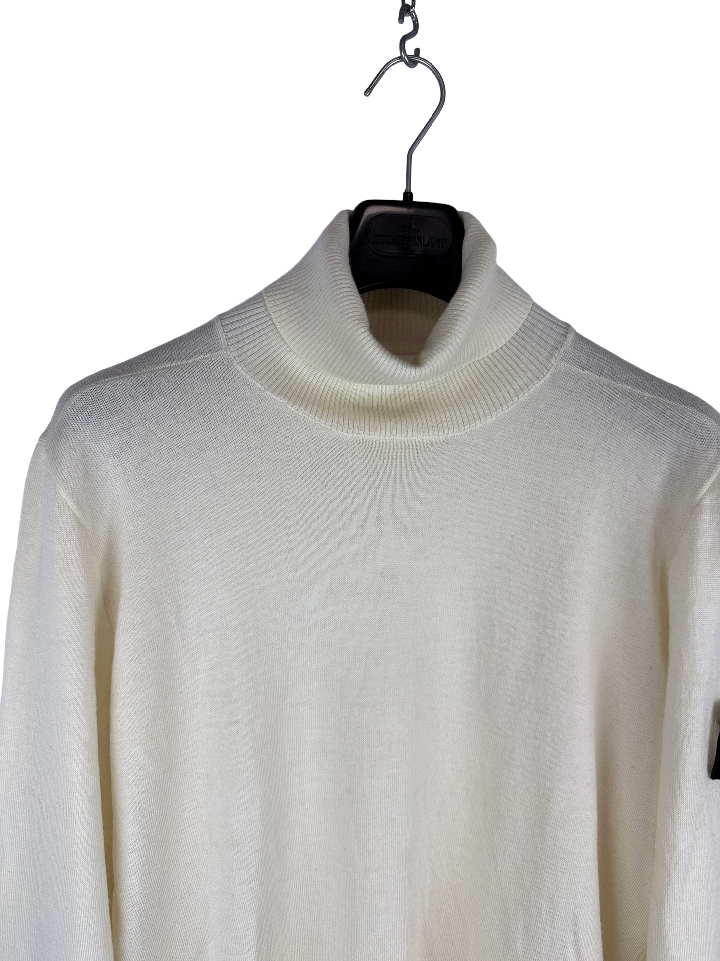 Maglione dolcevita bianco panna Stone Island - Taglia L