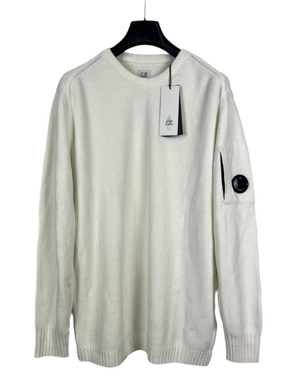 Maglione bianco C.P. Company (nuovo con cartellino) - Taglia L