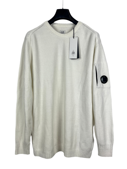 Maglione bianco C.P. Company (nuovo con cartellino) - Taglia L