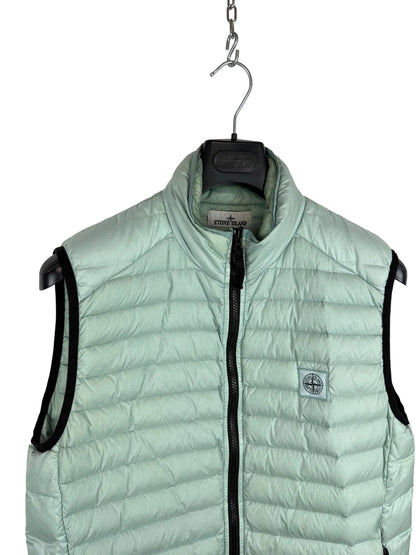 Giacca verde menta Loom Woven Chambers R-Nylon Down-TC Stone Island - Taglia M