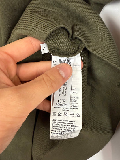 Felpa verde oliva C.P. Company (nuova con cartellino) - Taglia S