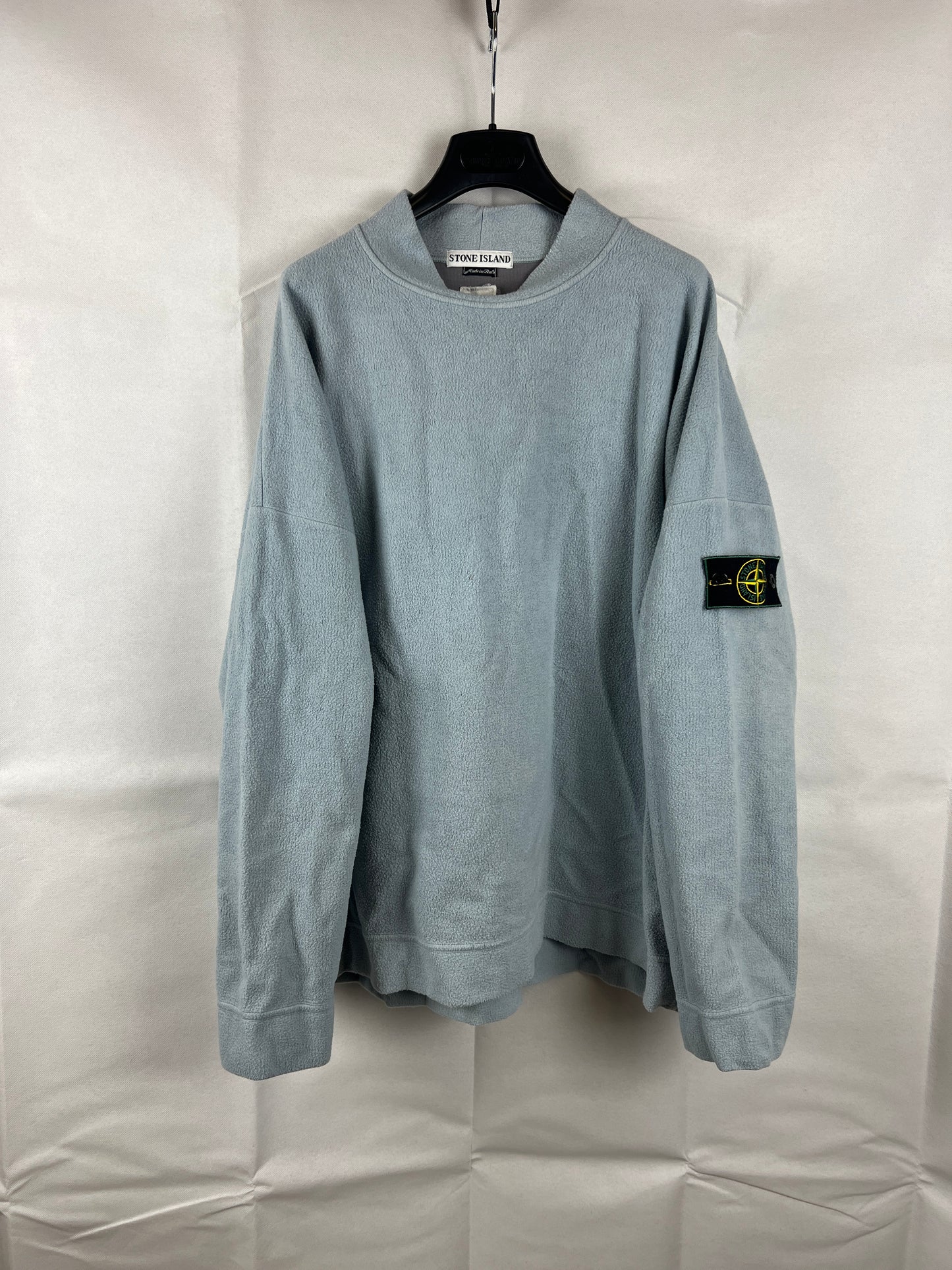 Felpa azzurra vintage Stone Island - Taglia L