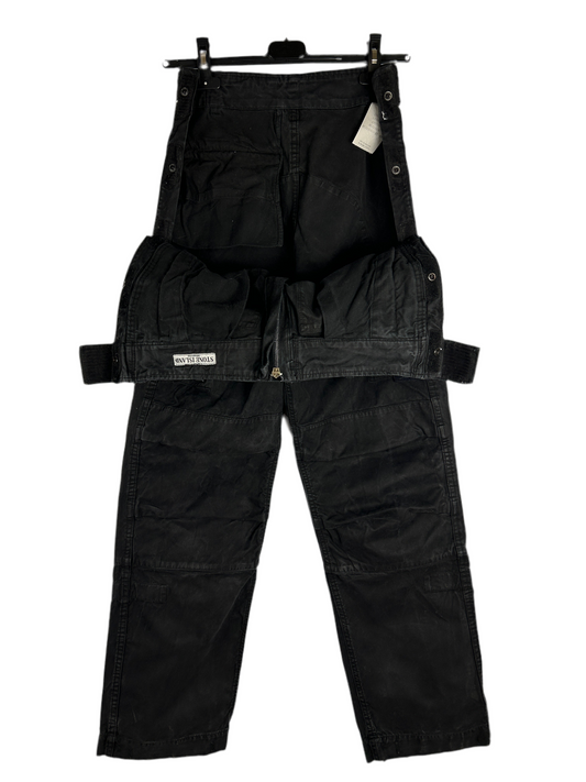Pantaloni parachute neri Paul Harvey Stone Island - Taglia 48