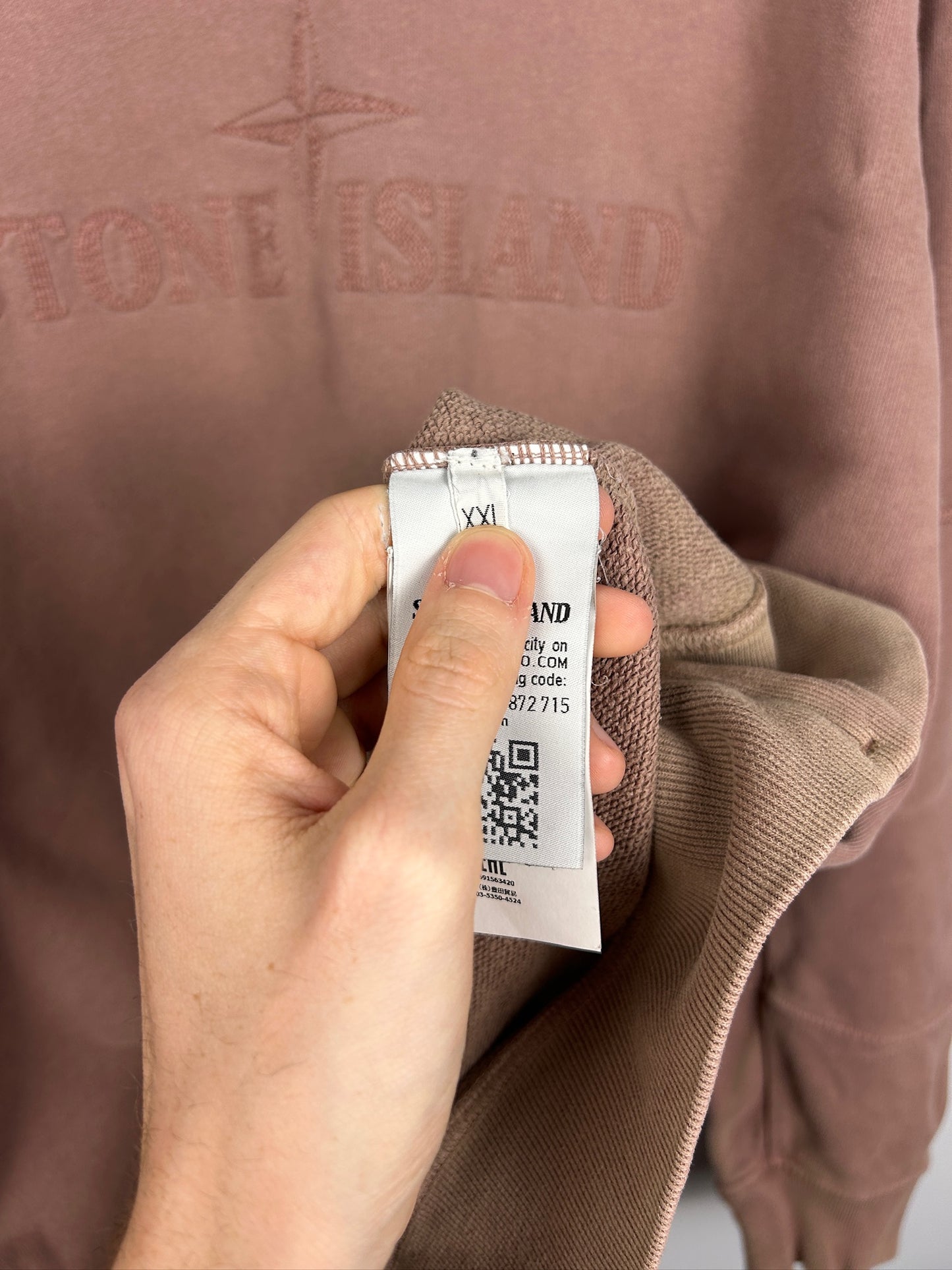 Felpa marrone Stone Island - Taglia XXL