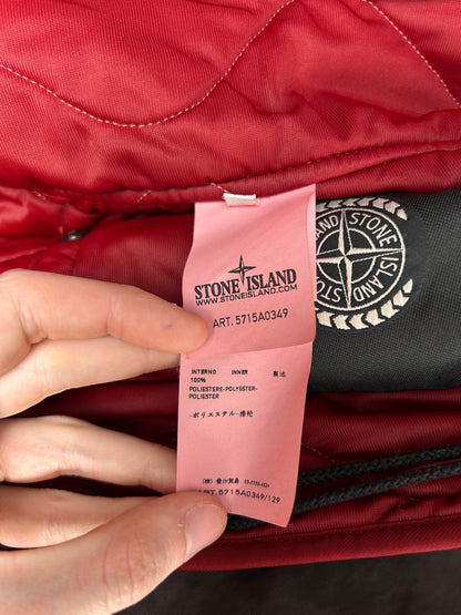 Giacca marrone David-TC Dutch rope liner Stone Island "30 anni" - Taglia M