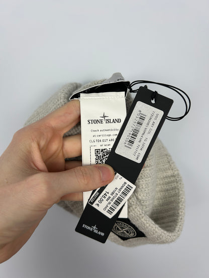Berretto beige Stone Island (nuovo con cartellino)