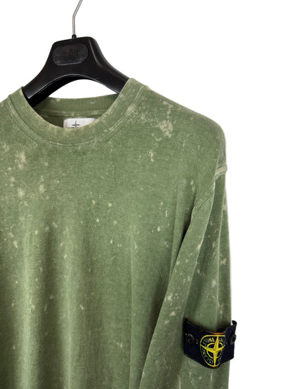 Green tie-dye Stone Island sweater - Size XL