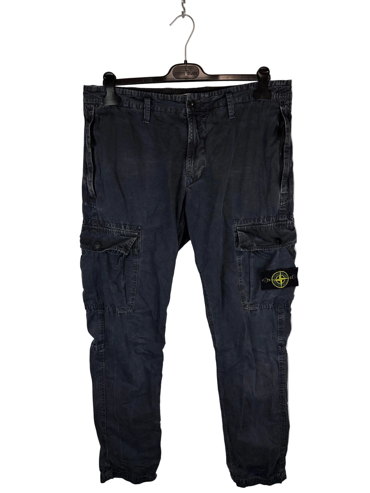 Pantaloni cargo blu navy Stone Island - Taglia W34