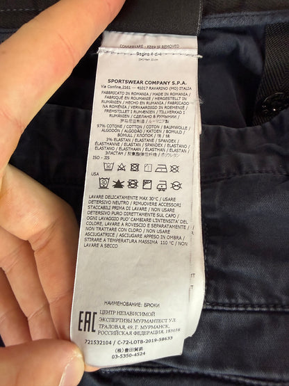 Pantaloni cargo blu Stone Island - Taglia W31