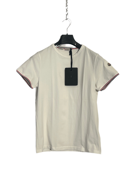 T-shirt bianca Moncler (nuova con cartellino) - Taglia M