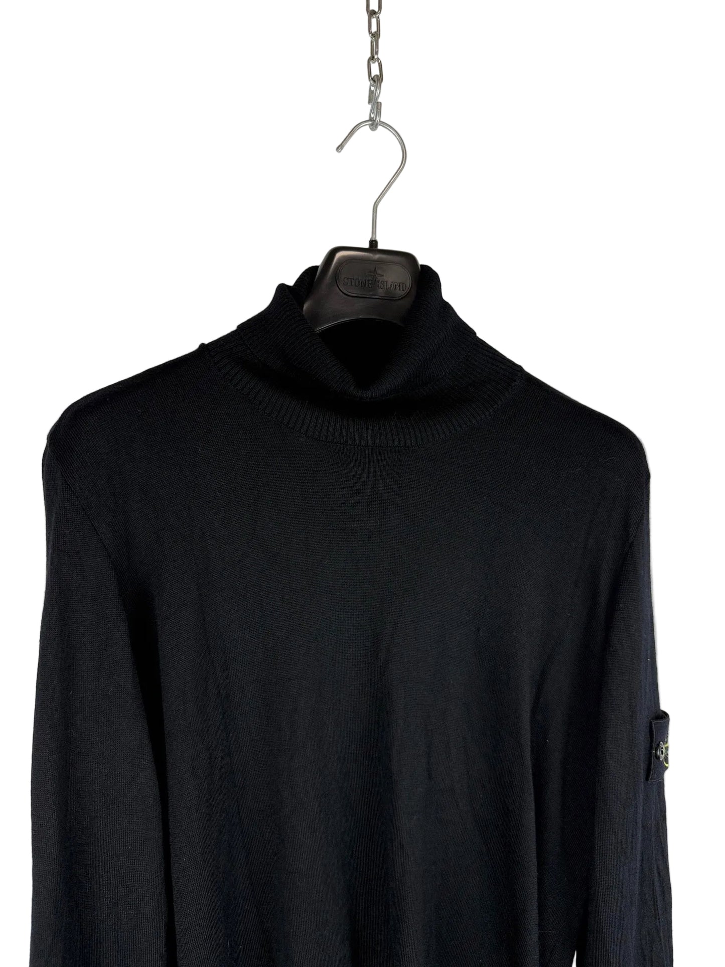Maglione dolcevita nero Stone Island - Taglia S