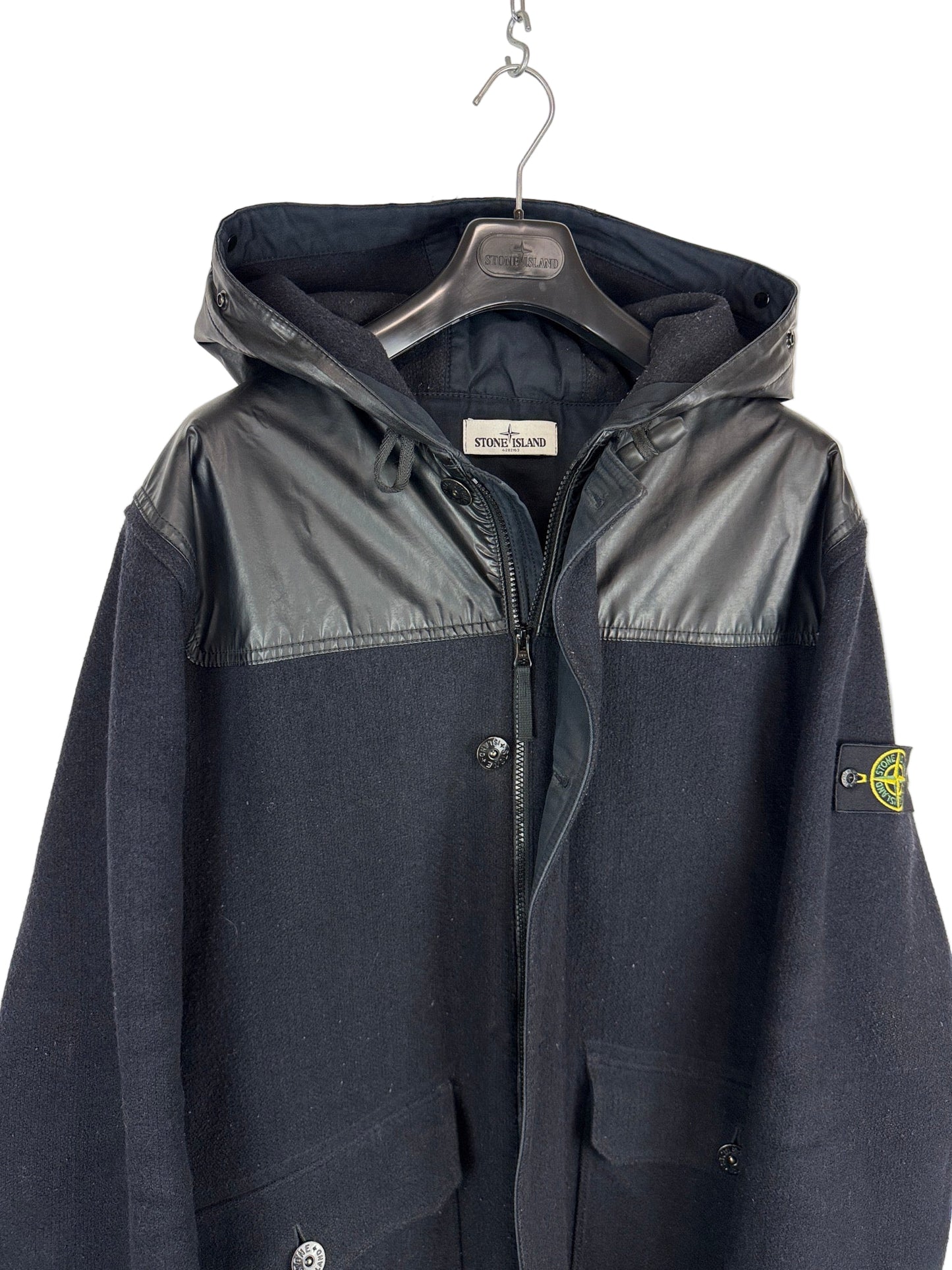 Giacca Montgomery Panno Speciale Mussola Gommata Stone Island - Taglia 3XL