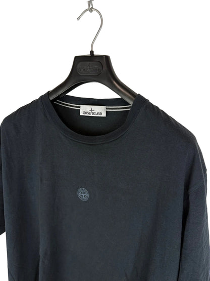 T-shirt nera con stampa Stone Island - Taglia XXL