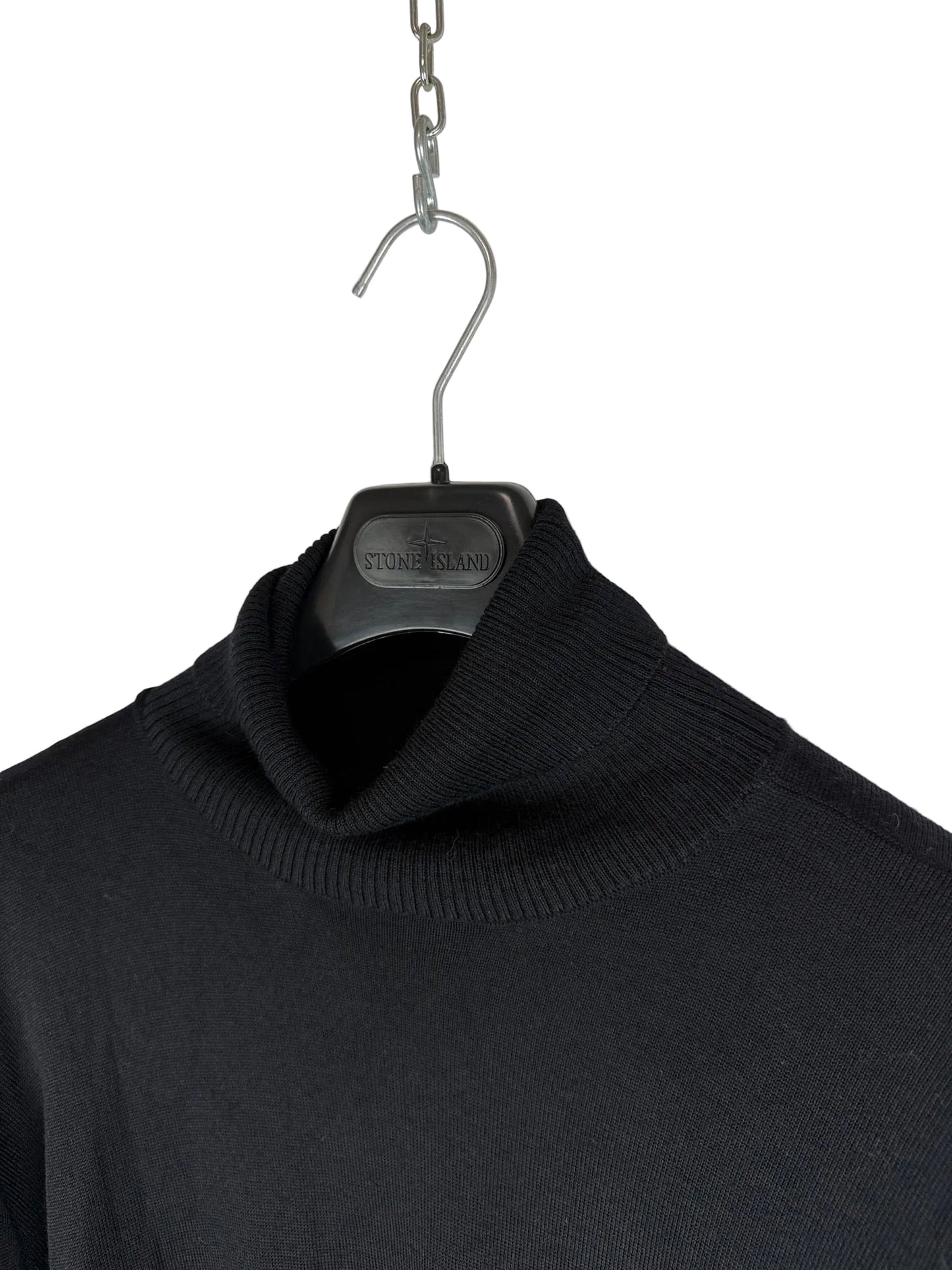 Maglione dolcevita nero Stone Island - Taglia S