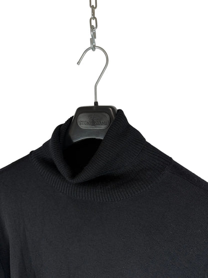 Maglione dolcevita nero Stone Island - Taglia S