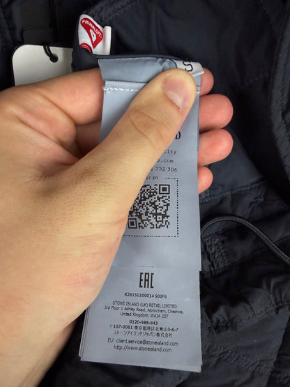 Smanicato Nylon Smerigliato Ghost Piece 2025 Stone Island (nuovo con cartellino) - Taglia S