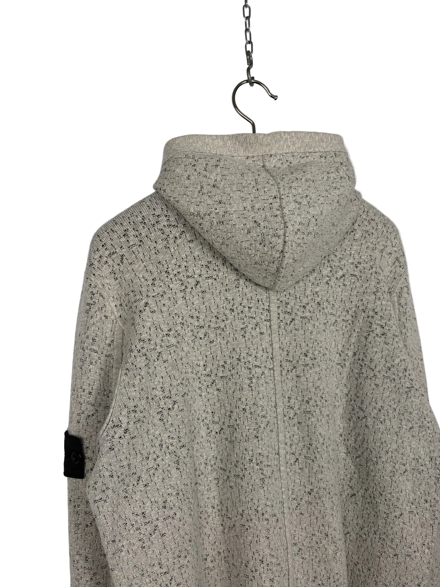 Felpa grigia con zip e cappuccio Stone Island Shadow Project - Taglia XL