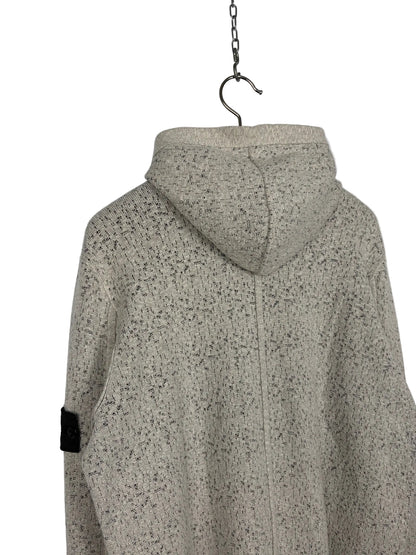 Felpa grigia con zip e cappuccio Stone Island Shadow Project - Taglia XL