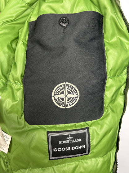 Giacca verde Mesh Badge Down Stone Island - Taglia S