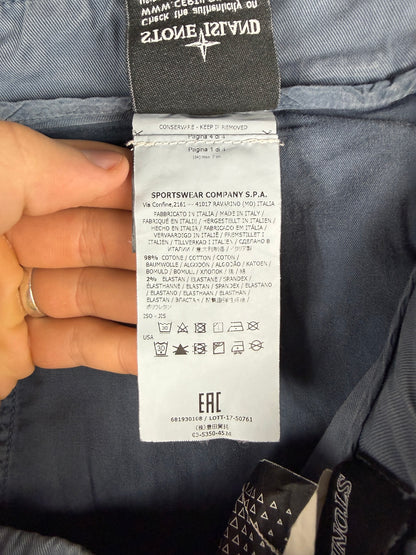 Pantaloni cargo azzurri Stone Island - Taglia W32