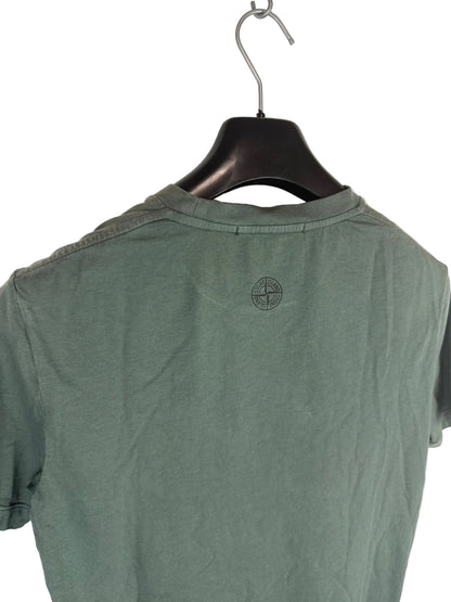T-shirt verde Stone Island - Taglia L