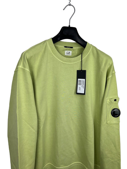 Felpa verde lime C.P. Company (nuova con cartellino) - Taglia XL