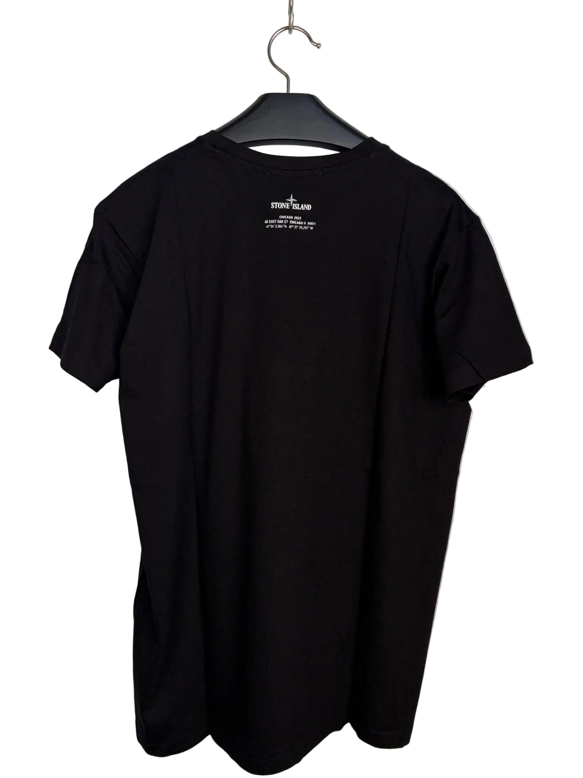 Promotional Black T-Shirt from Chicago Stone Island Shop - Size L
